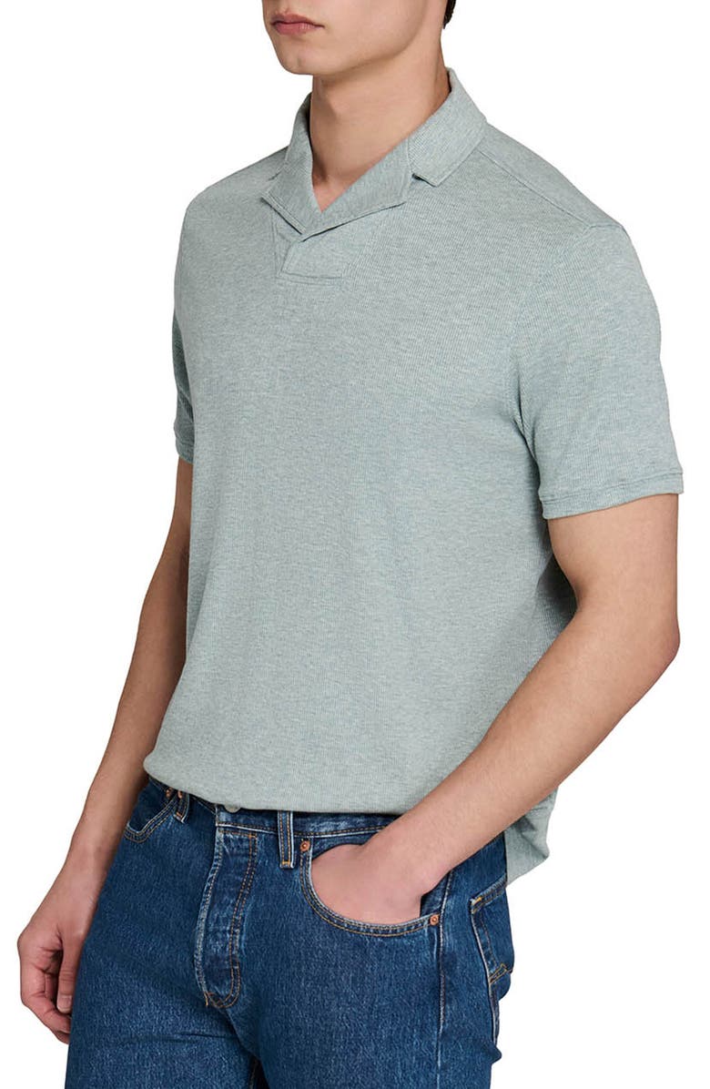 W.R.K Slim Fit Rib Solid Polo, Alternate, color, Teal