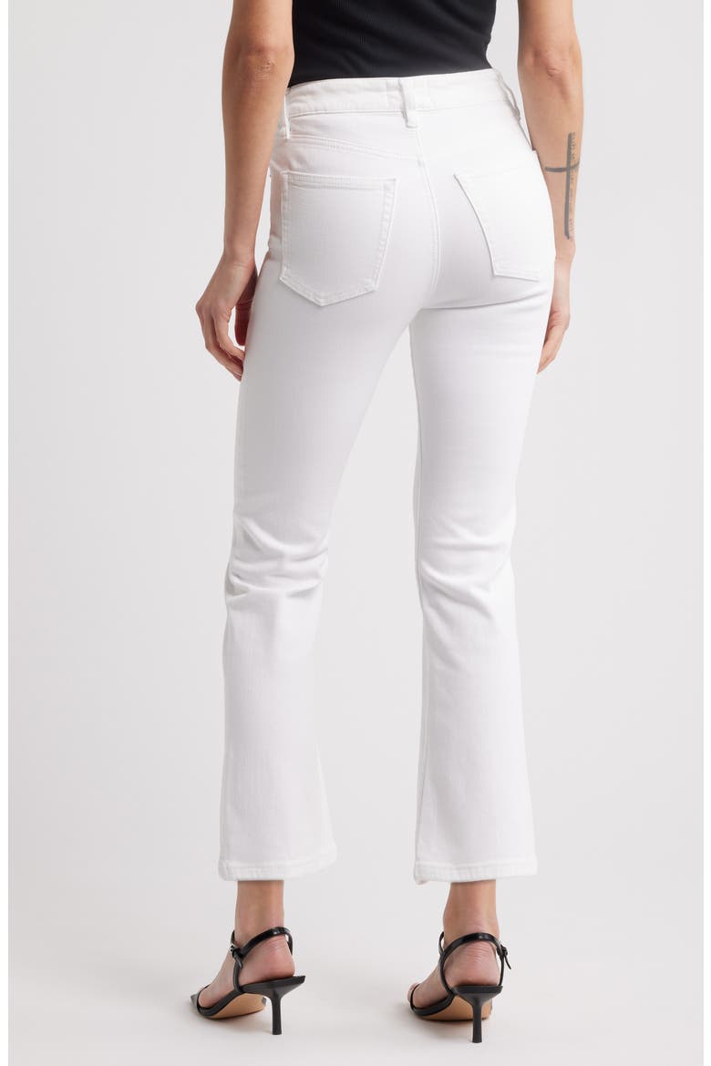 The Reboot High Waist Ankle Bootcut Jeans, Alternate, color, WHITE