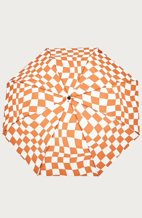 Original Duckhead Eco-friendly Compact Duck Umbrella In Brown
