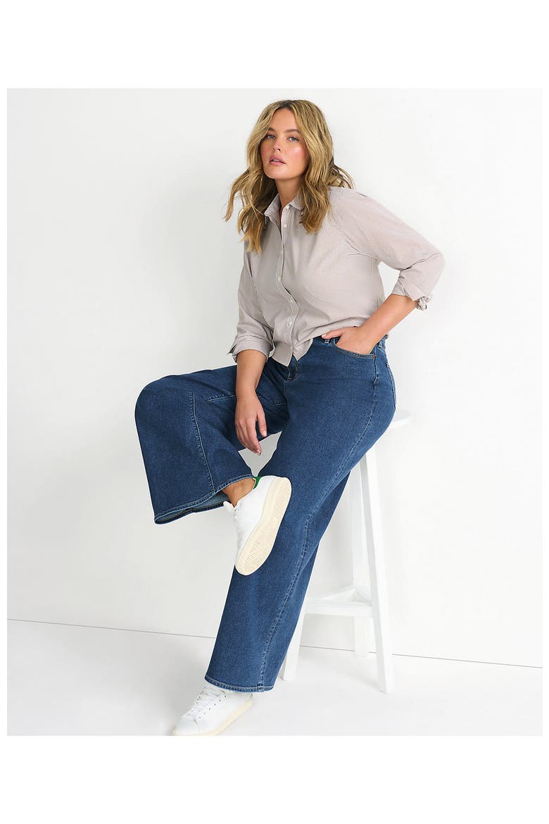Recover Denim High Rise Extra Wide Leg Jeans, Alternate, color, Crawford Wash