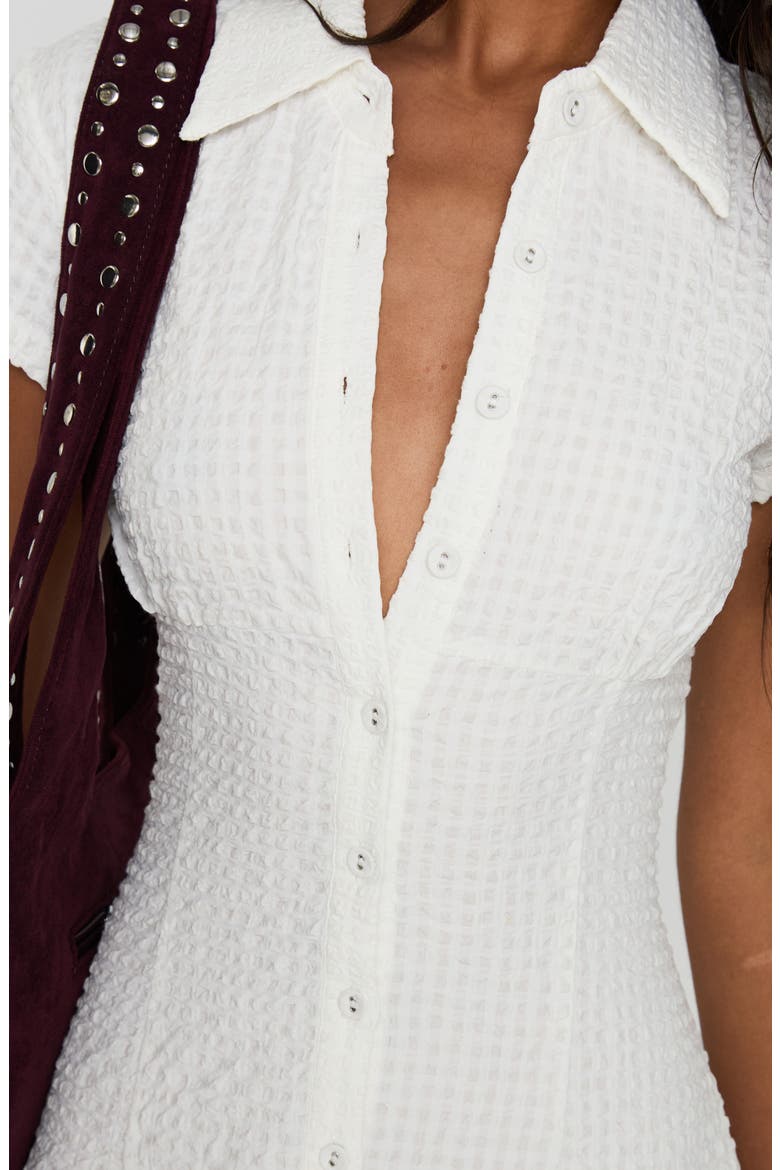Covey Mini Shirtdress, Alternate, color, WHITE