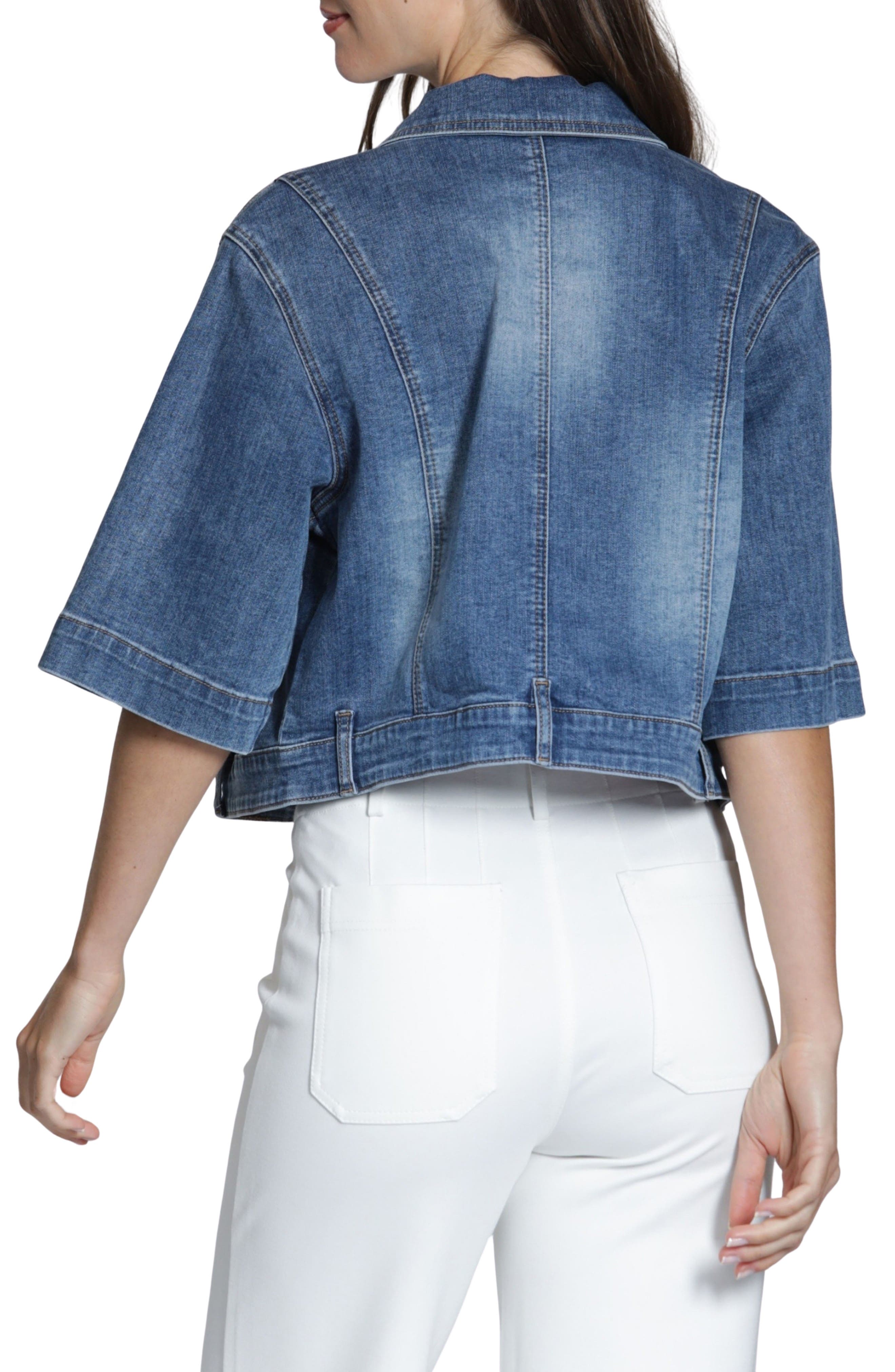 Short Sleeve Denim Jacket - image 2