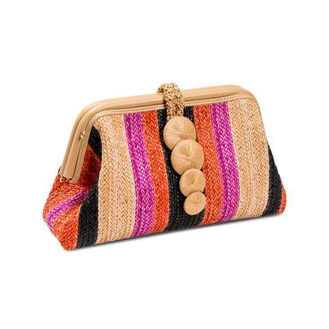 Alessa Multicolor & Beige Pouch Bag