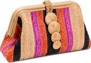 Serena Uziyel Alessa Multicolor & Beige Pouch Bag