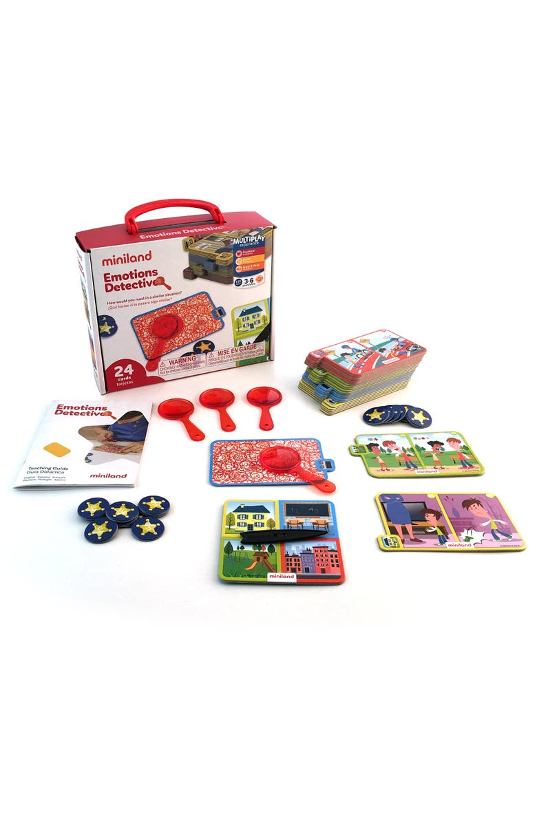 Miniland Emotions Detective, Main, color, Red Multi