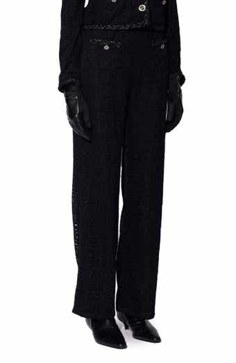 Paxton Floral Knit Straight Leg Pants