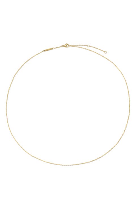 Diamond-Cut Chain Necklace
