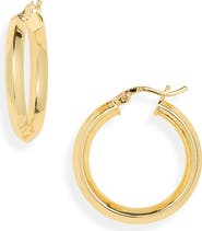 ARGENTO VIVO Knife-Edge Hoop Earrings