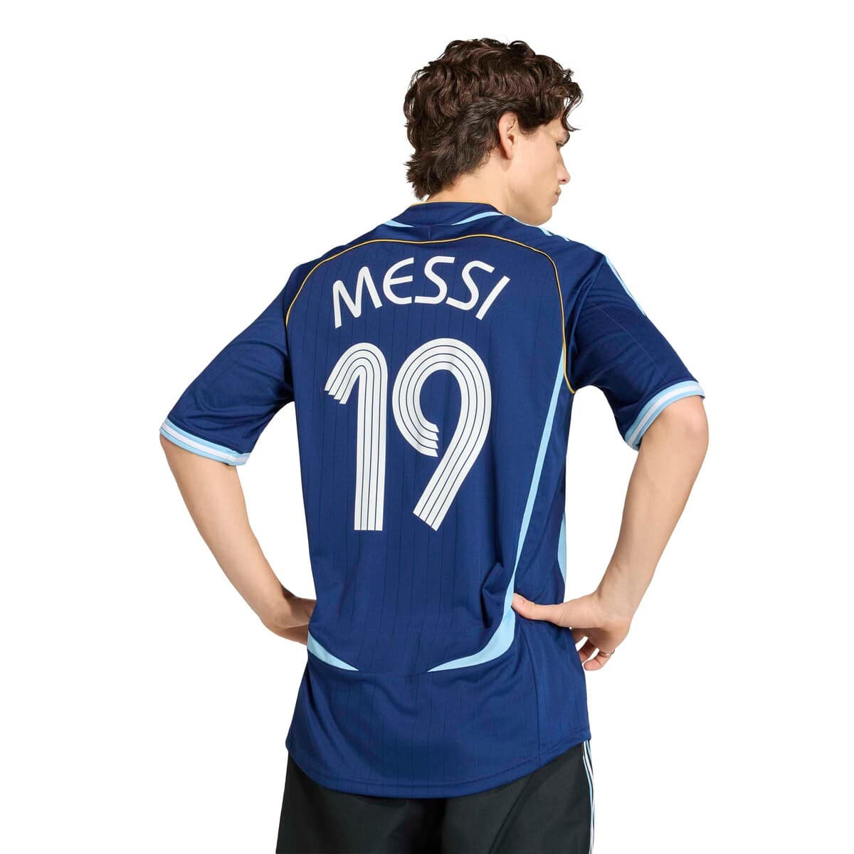 Men's adidas Lionel Messi Navy Argentina National Team 2006
