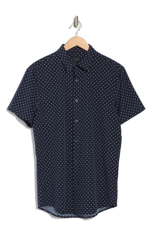 14TH & UNION 14TH & UNION SHORT SLEEVE PERFORMANCE BUTTON-UP SHIRT