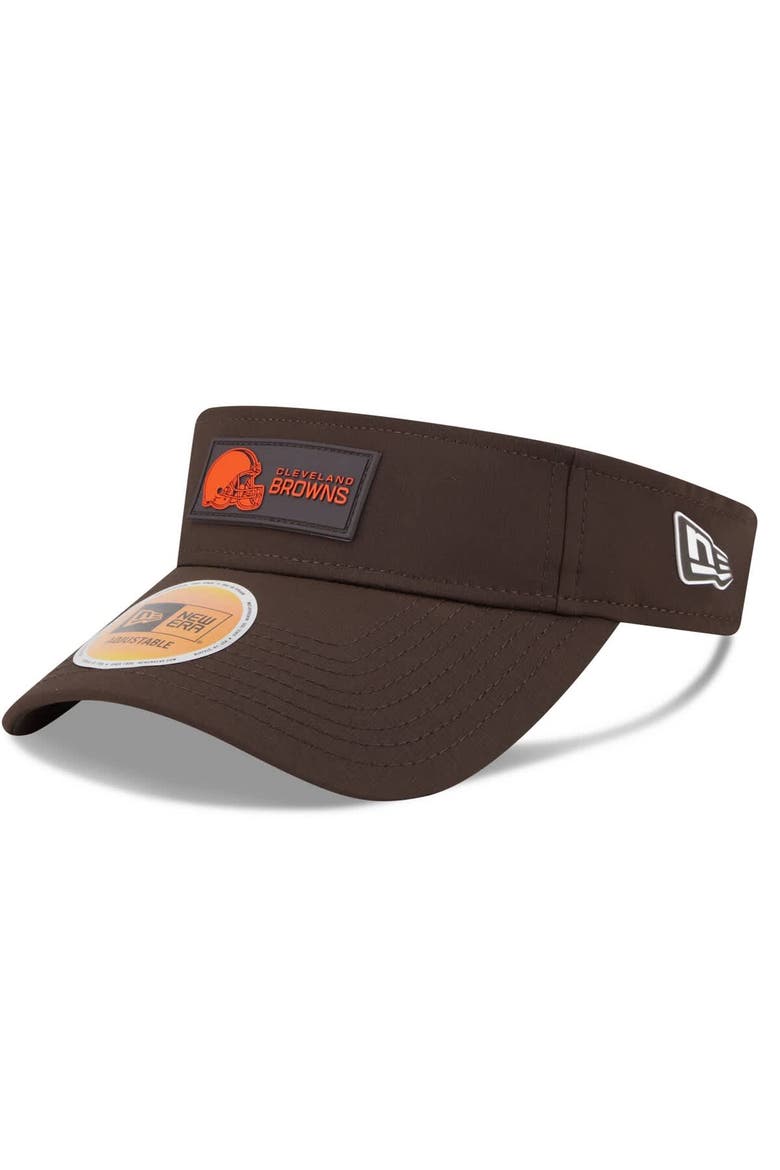 Men's New Era Brown Cleveland Browns 2025 Sideline  Visor, Main, color, Brown