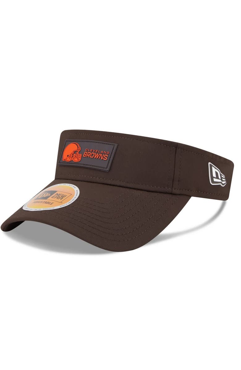 New Era Men's New Era Brown Cleveland Browns 2025 Sideline  Visor, Main, color, Brown