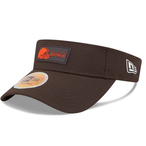 Men's New Era Brown Cleveland Browns 2025 Sideline  Visor