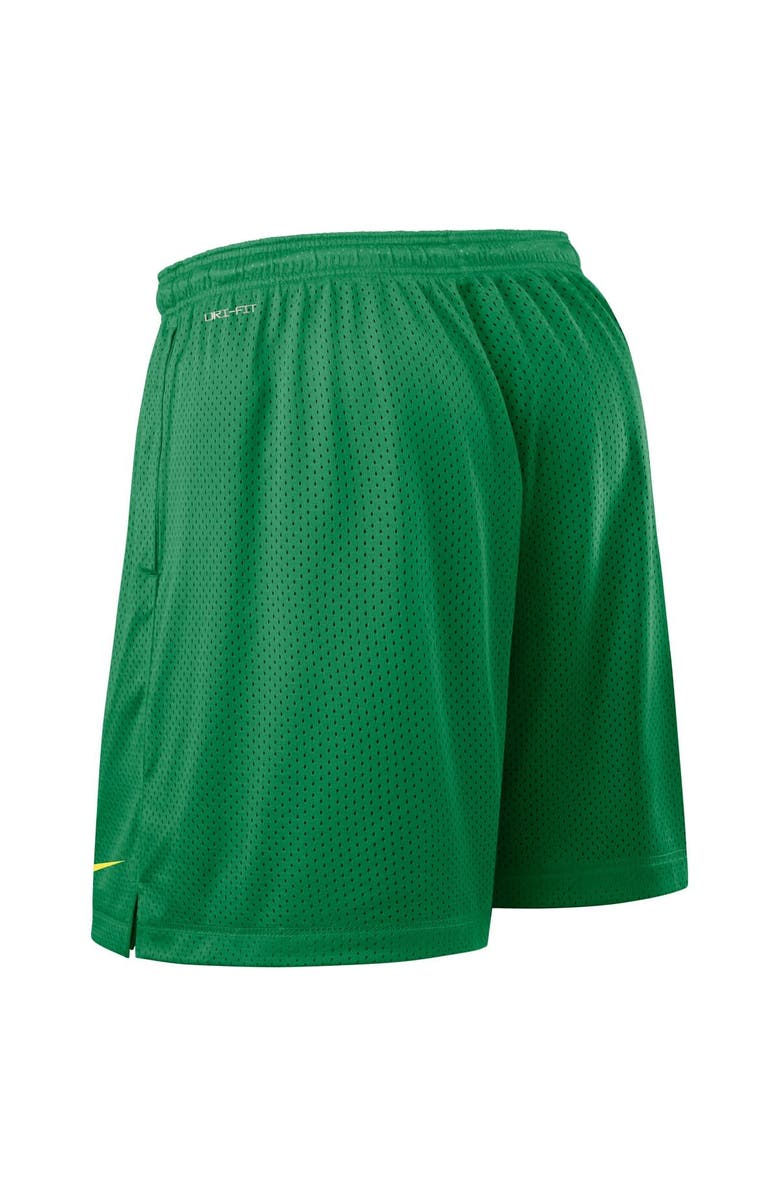 Nike Men's Nike Green/Yellow Oregon Ducks 2025 Sideline Reversible Performance Shorts, Alternate, color, 