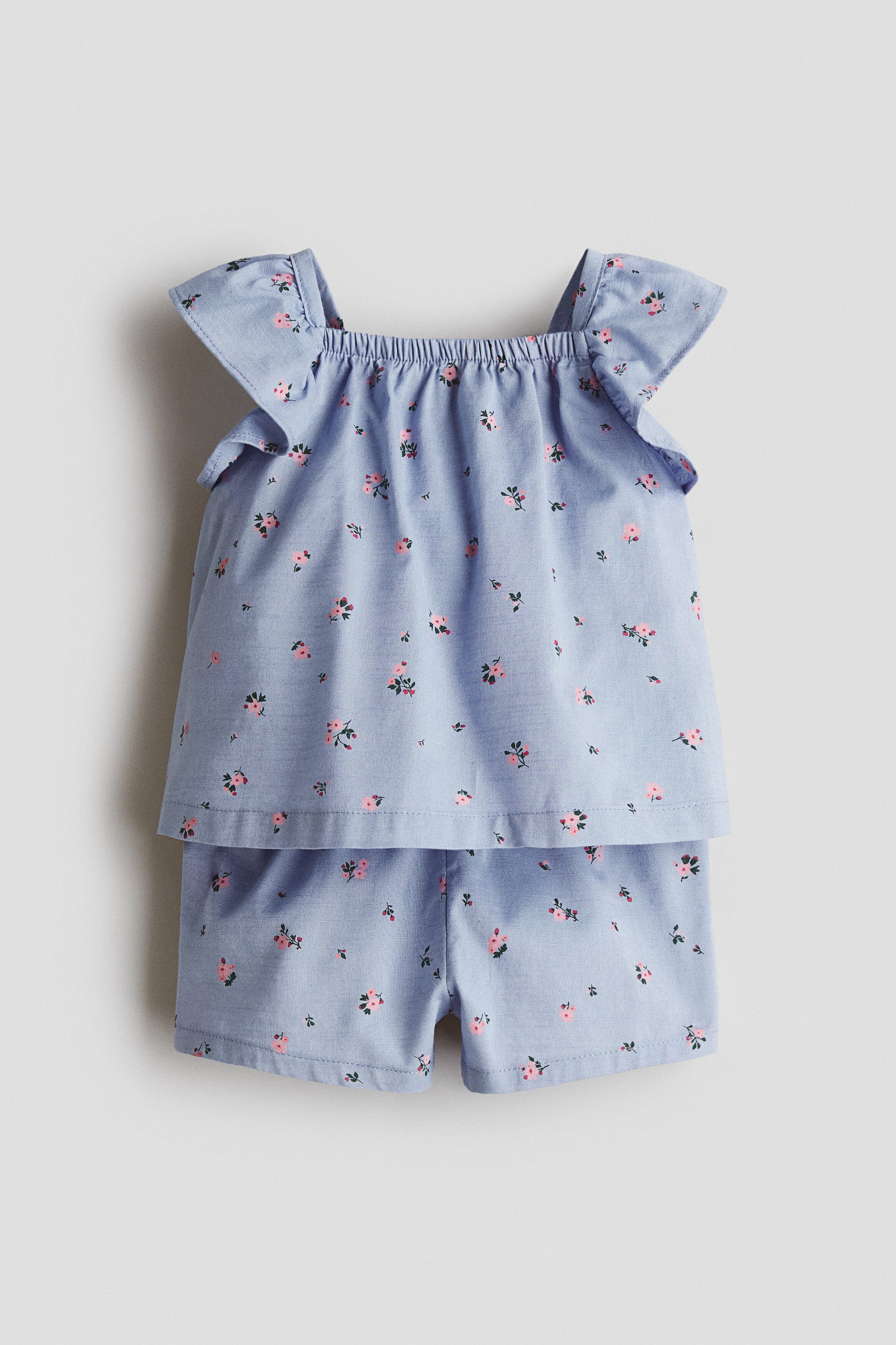 selected Light blue/floral