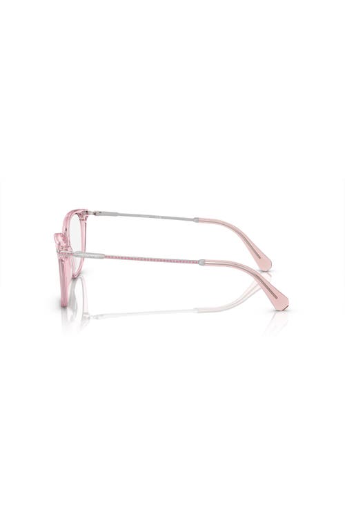 Swarovski Sk 2010 3001 52mm Womens Square Eyeglasses 52mm In Pink