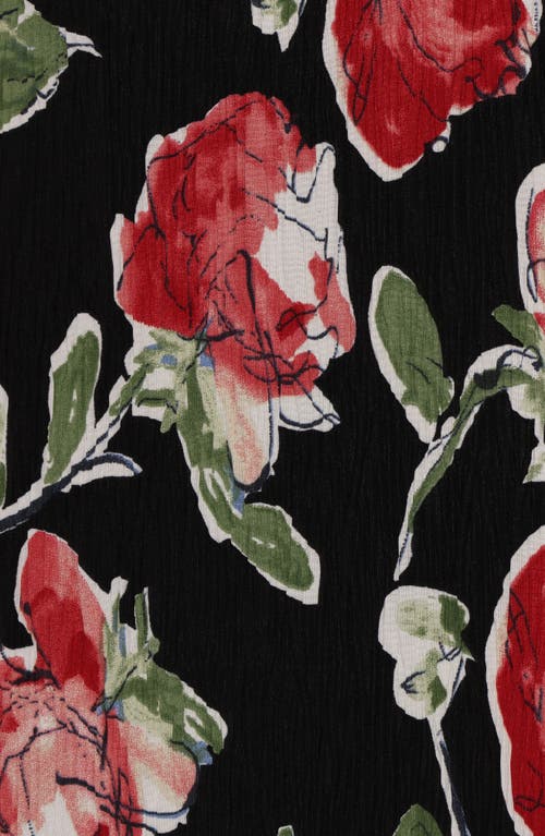 Petal And Pup Petal & Pup Minelli Floral Long Sleeve Faux Wrap Top