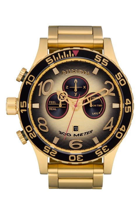 51-30 Fisheye Chronograph Bracelet Watch, 51mm