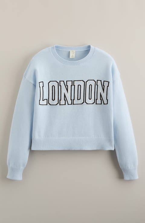 Kids' Intarsia Knit Sweater