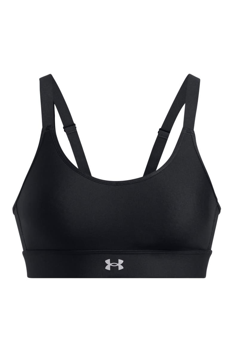 Continuum Twist Mid Support Sports Bra, Alternate, color, BLK