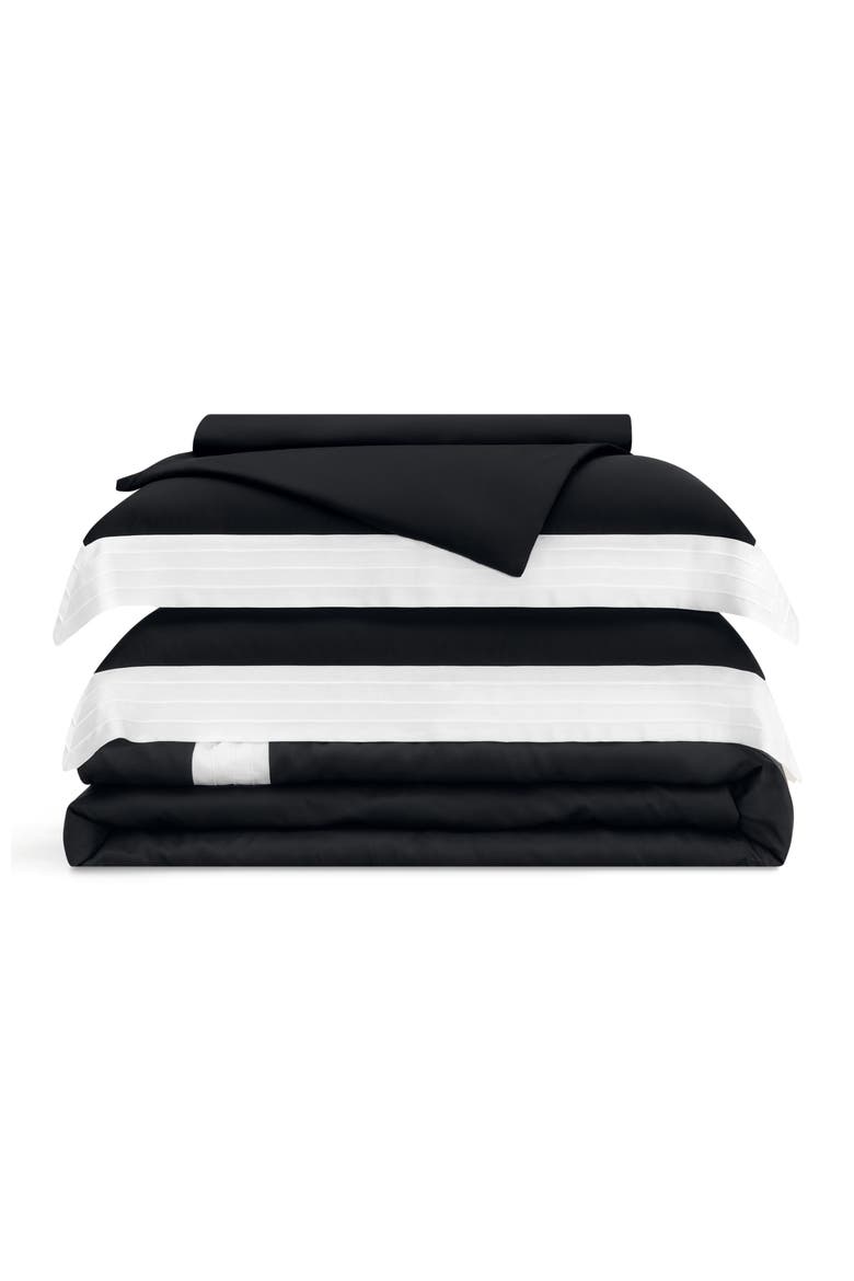Eden Duvet Cover, Main, color, Black