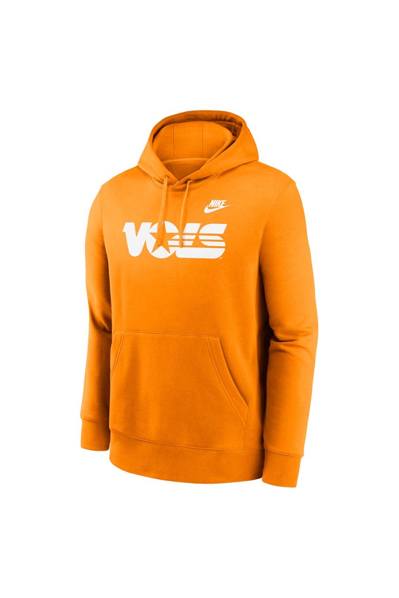 Men's Nike Tennessee Orange Tennessee Volunteers Legacy Logo Club Fleece Pullover Hoodie, Alternate, color, Tennessee Orange