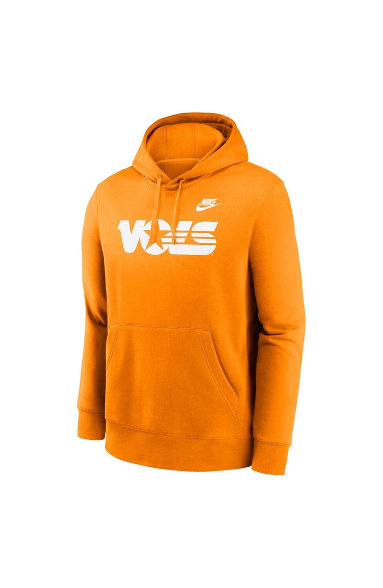 Nike Men's Nike Tennessee Orange Tennessee Volunteers Legacy Logo Club Fleece Pullover Hoodie, Alternate, color, Tennessee Orange