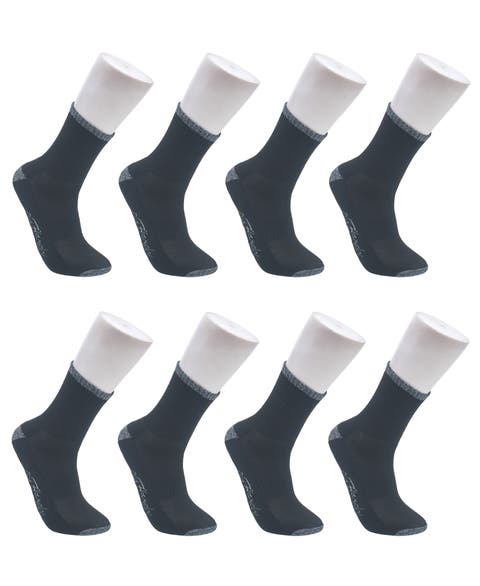 Basic Half Cushion Mid Crew Sock 8-Pack