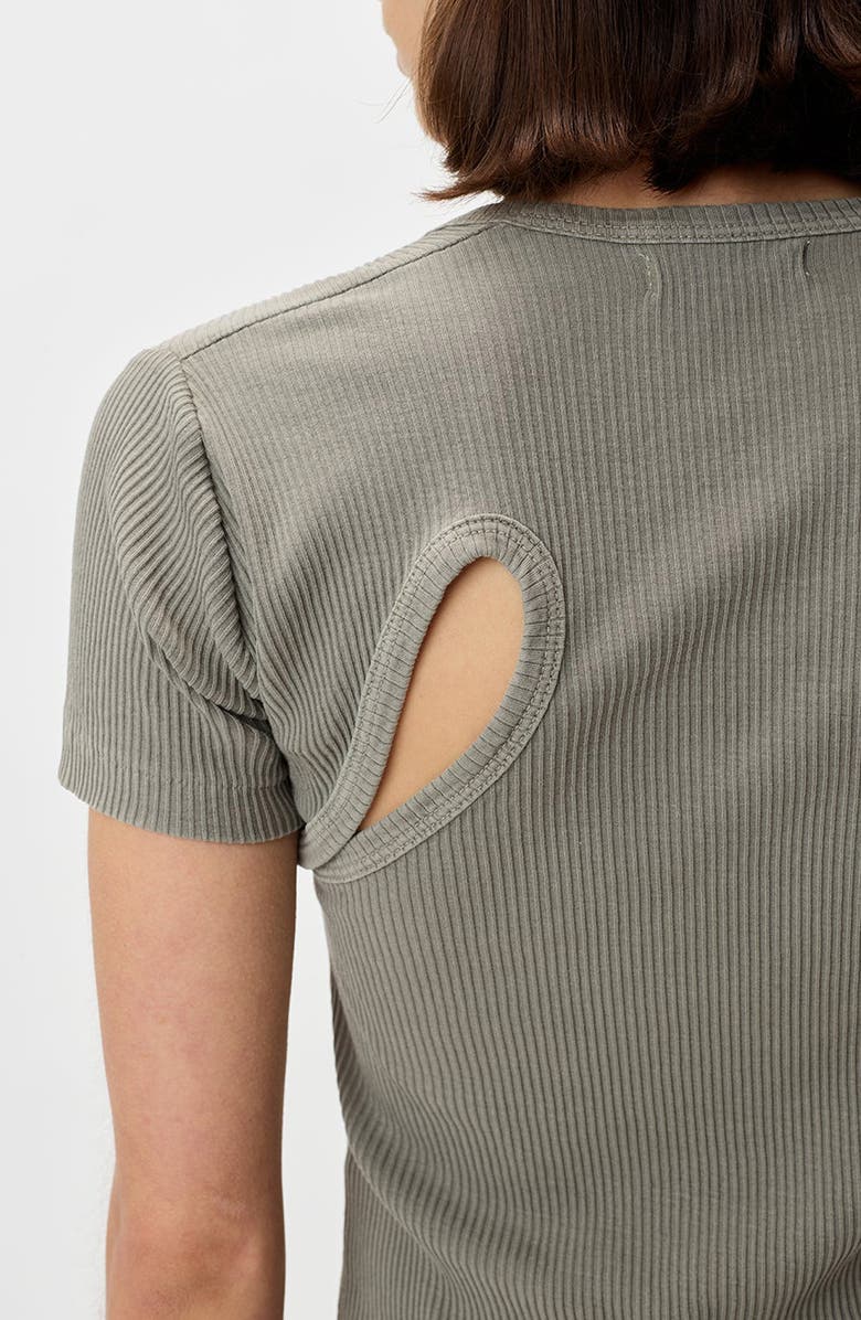 John Elliott Asymmetrical Neck Top, Alternate, color, 