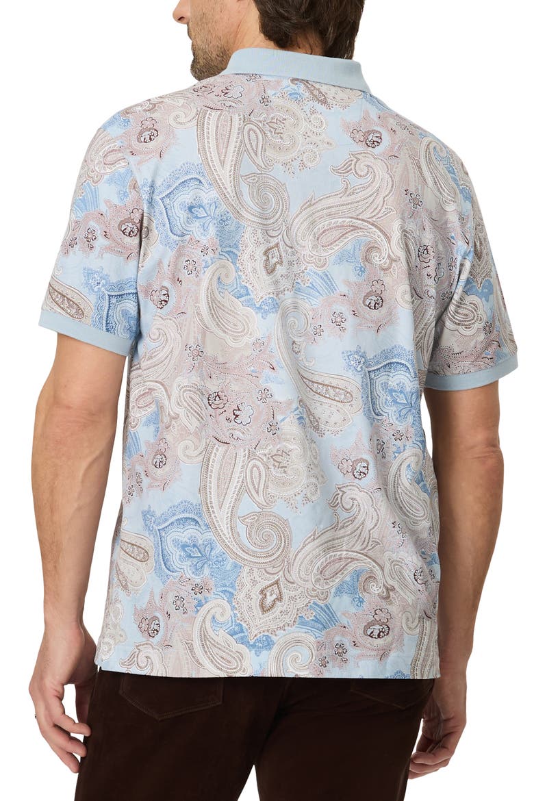 Creswell Paisley Cotton Polo, Alternate, color, MULTI