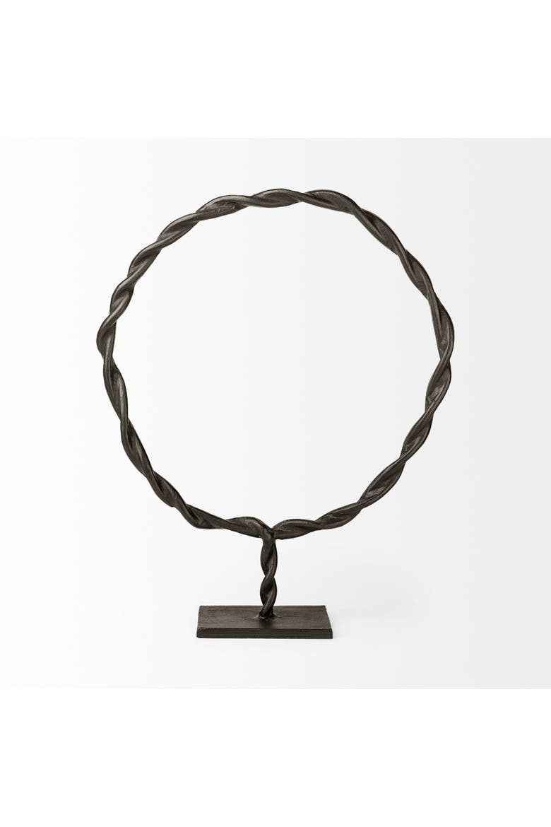 Rizwan Aluminum Braided Circular Object, Alternate, color, Black
