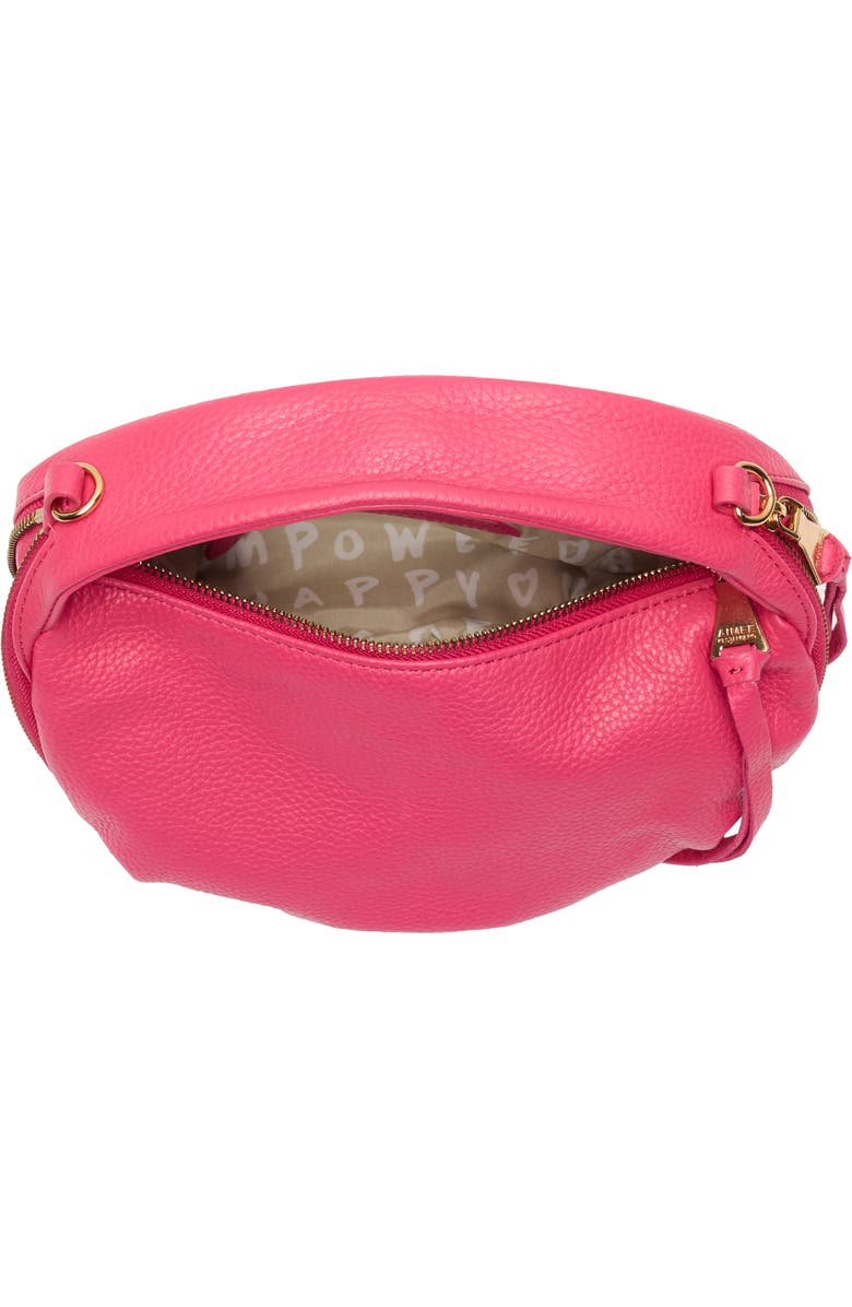 AIMEE Starlight Top Handle Leather Bag, Alternate, color, Raspberry Sorbet