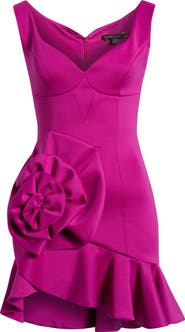 Black Halo Bloomis Cocktail Minidress