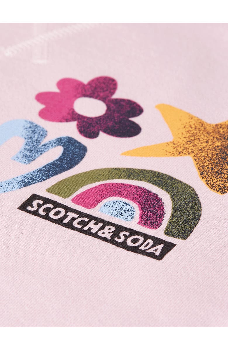 Scotch 
Soda Kids
 Short Sleeve Cotton Graphic Sweatshirt, Alternate, color, 