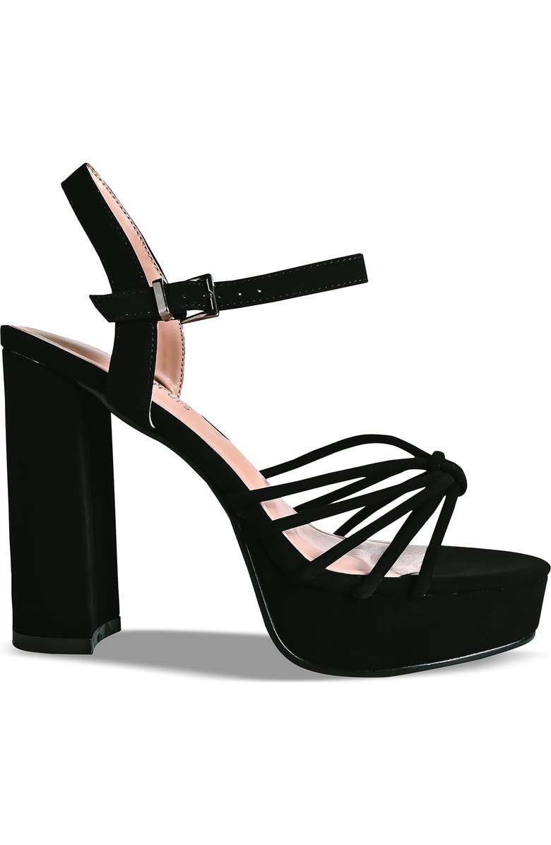 Touch Ups Tiara Platform Sandal, Alternate, color, Black