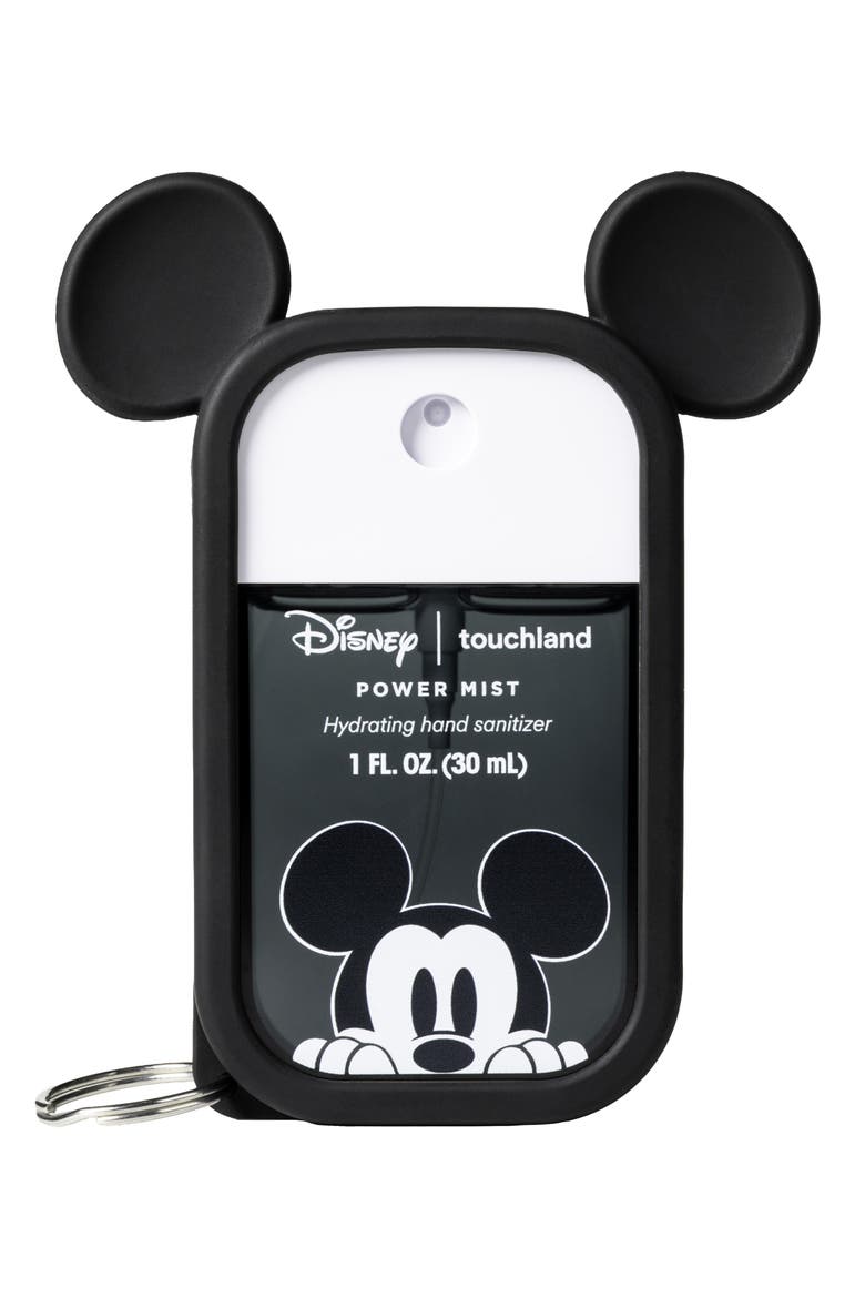 x Disney Wild Watermelon Hand Sanitizer & Mickey Mouse Mist Case Set, Main, color, BLACK