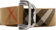 Burberry Check Webbing Belt