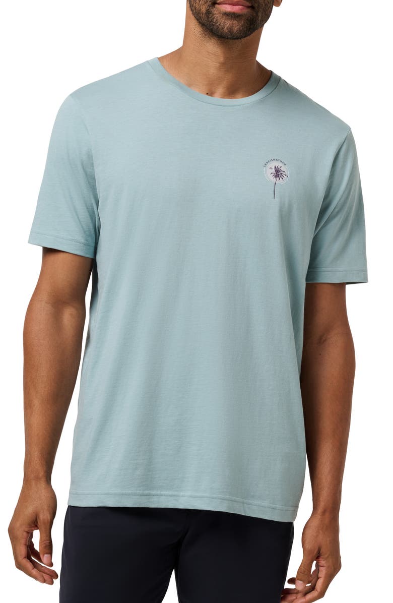 TravisMathew Hold My Calls Cotton Graphic T-Shirt, Main, color, Arona