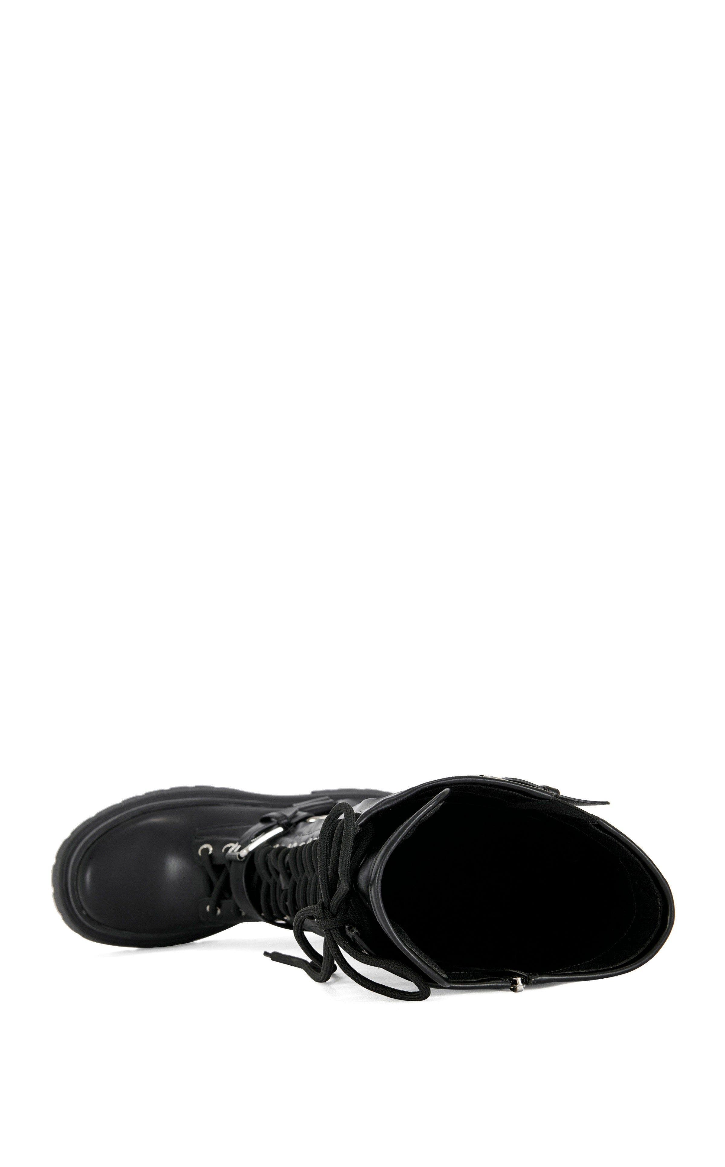 AZALEA WANG Saxen Flatform Boot, Alternate, color, Black