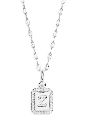 Leith Initial Pendant Necklace