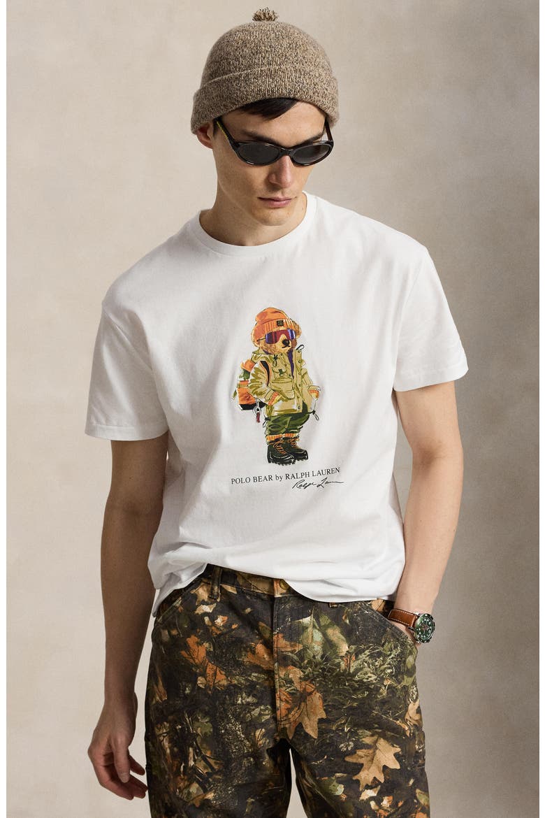 Polo Bear Graphic T-Shirt, Alternate, color, WHITE