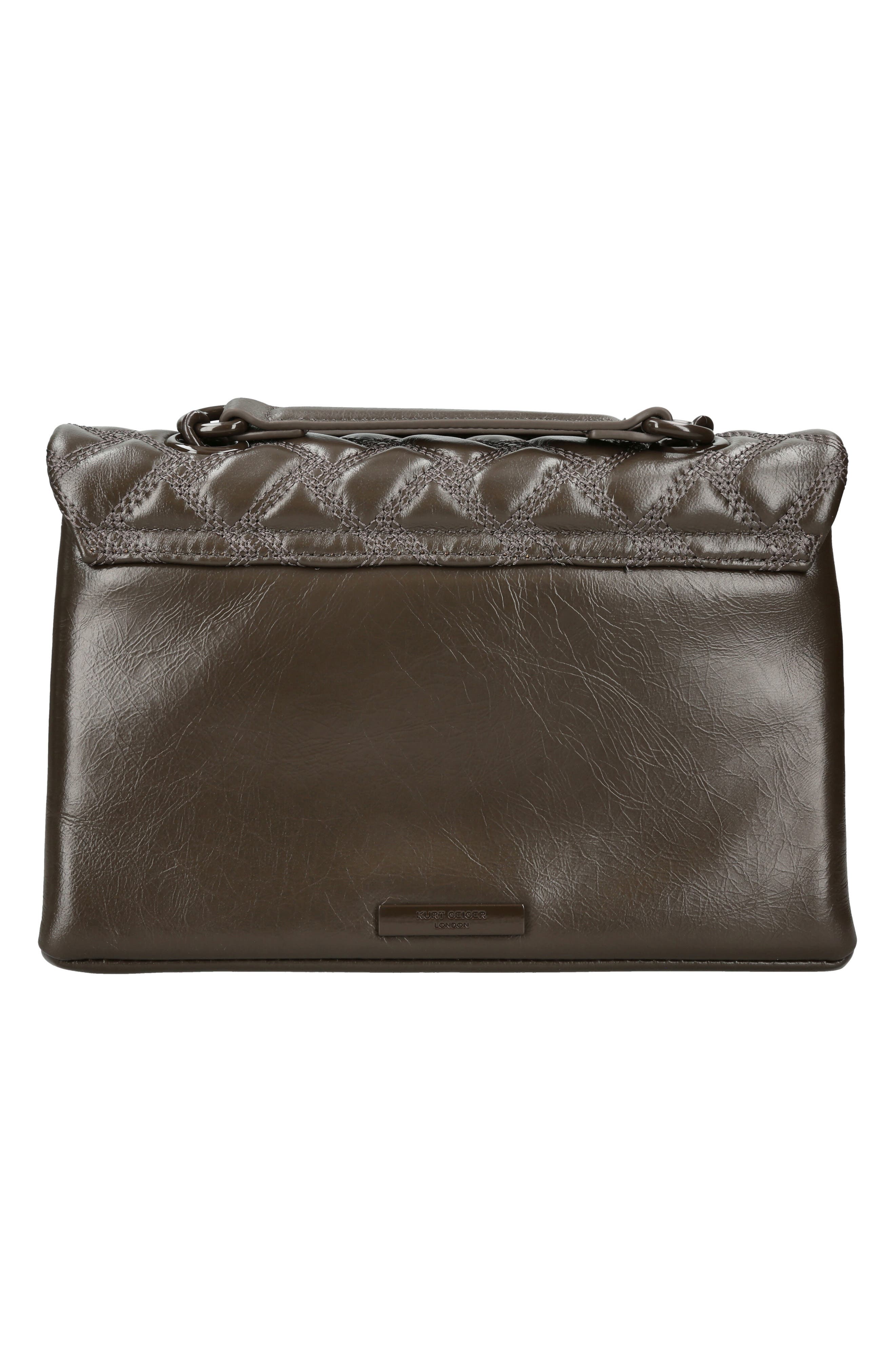 Kurt Geiger London Kensington Drench Quilted Leather Shoulder Bag, Alternate, color, 