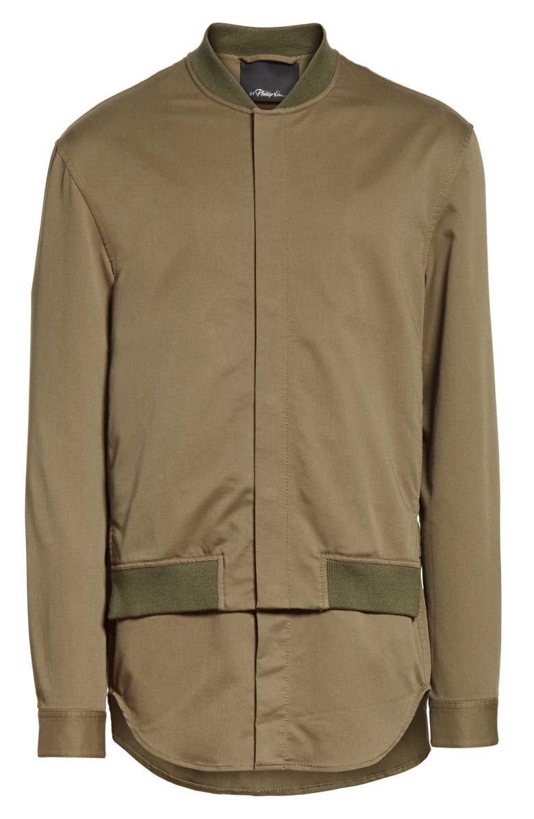 3.1 Phillip Lim Bomber Shirt Jacket, Alternate, color, 