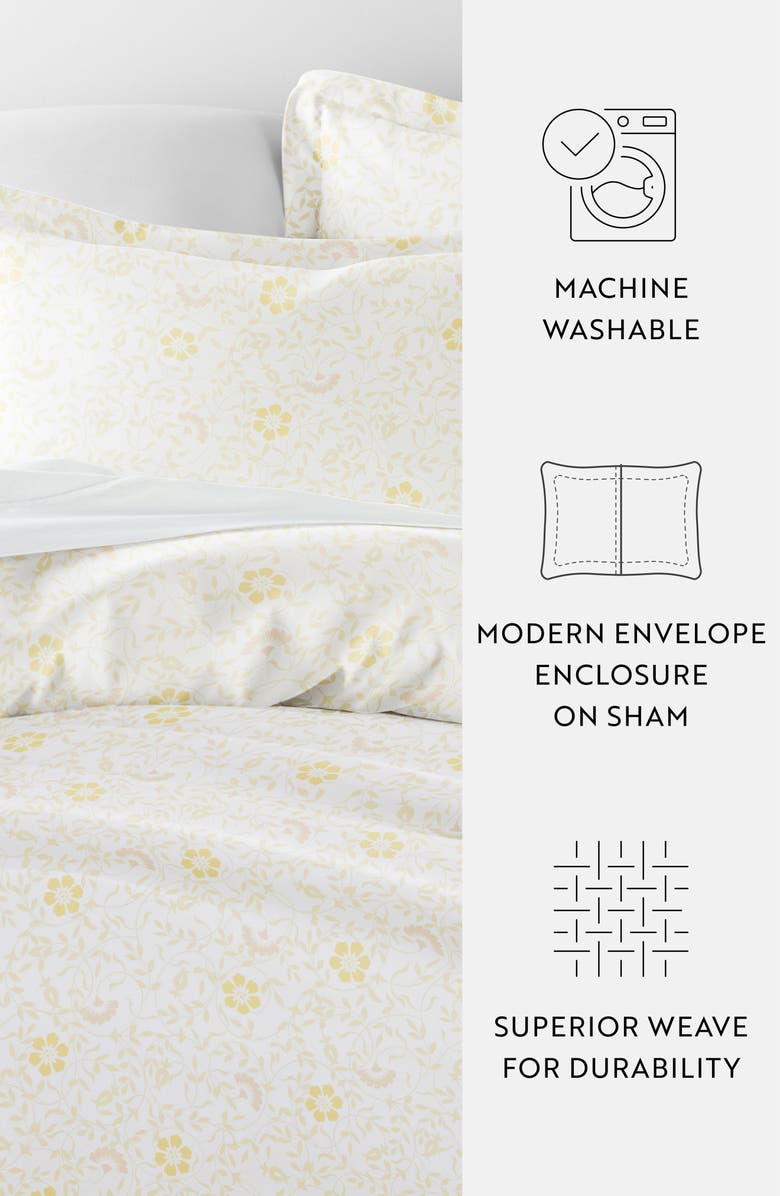 IENJOY HOME Premium Ultra Duvet Cover & Sham Set, Alternate, color, Spring Vine