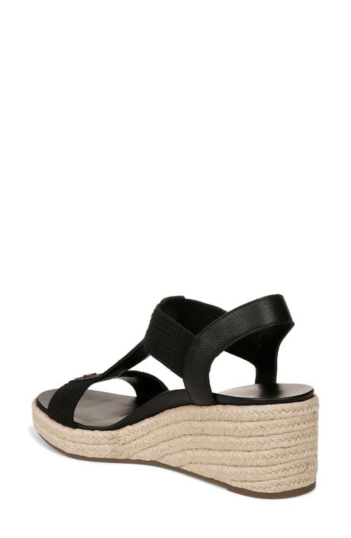 Vionic Calera Espadrille Wedge Sandal In Black