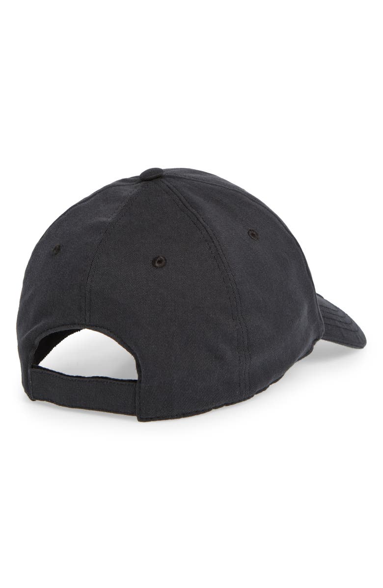 Givenchy Debossed Logo Adjustable Baseball Cap, Alternate, color, Black