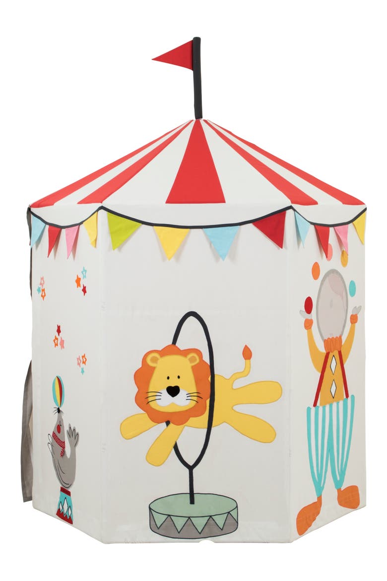 Circus Canvas Play Tent, Alternate, color, MULTI