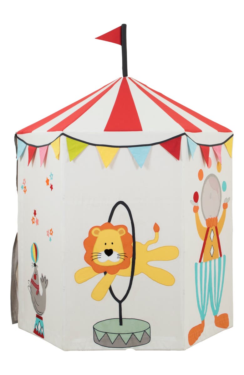 ROLE PLAY Circus Canvas Play Tent, Alternate, color, Multi