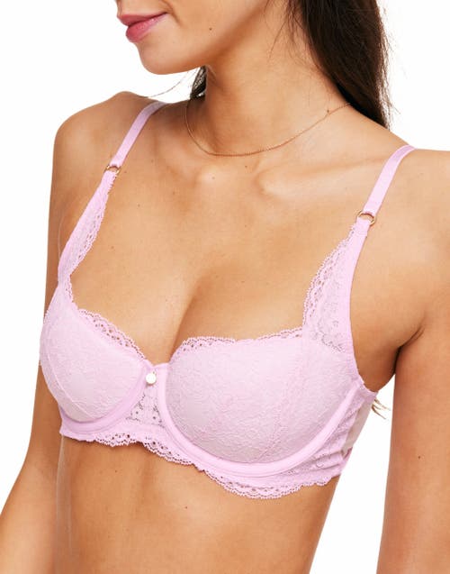 Adore Me Bonnie Contour Balconette Bra In Medium Pink