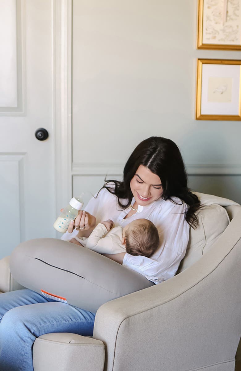 Snuggle Me Feeding & Support Pillow, Alternate, color, Stone